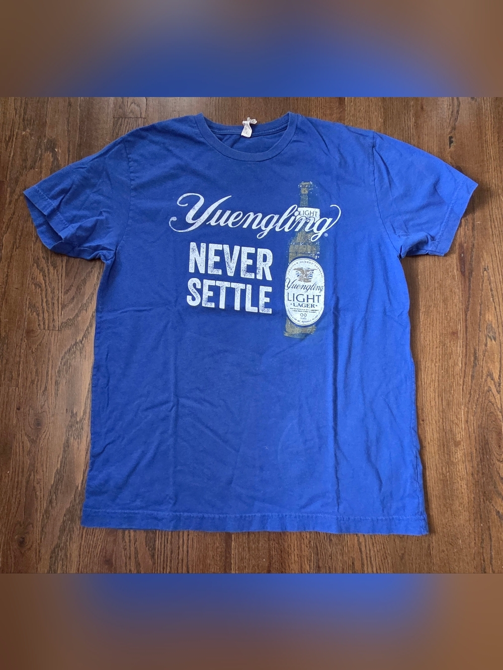 Yuengling Mens Large Blue Short-Sleeve Tee